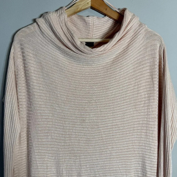 Free People We the Free Lover Rib Thermal Top Women's Small Pink Sweater Coastal - Picture 6 of 14